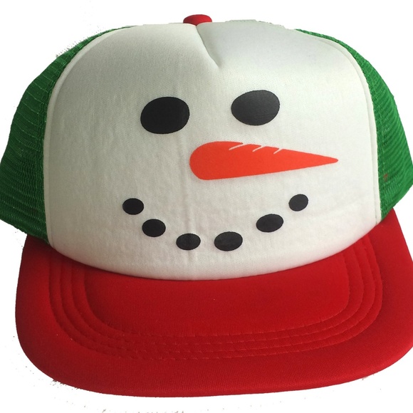 snowman baseball cap
